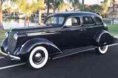 Austin Hagerty, #9341, 1937 Ambassador Eight Sedan, Before Restoration, and After, by Austin\'s father, Lee Hagerty #369